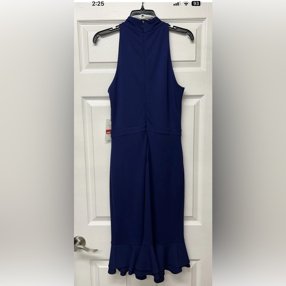 ALI & JAY blue Tank Midi Dress New With Tags $118 Mock Turtleneck Large - Picture 6 of 12
